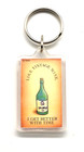 Vintage "Like Vintage Wine, I Get Better With Time" Funny Humor Keyring Keychain — photo 2