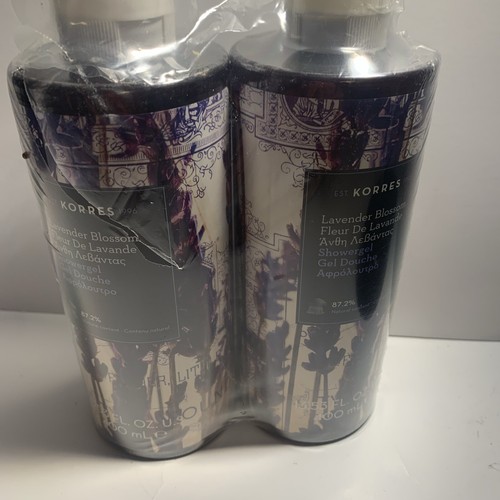 2 NEW & SEALED KORRES LAVENDER BLOSSOM SHOWER GEL 13.53 OZ BODY WASH eBay