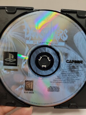 Darkstalkers The Night Warriors (Sony PlayStation 1, 1996) PS1 Disc Only, Rare!