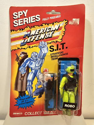 American Defense Spy Series Strategic Intelligence Team ROBO 1989 Remco #8870