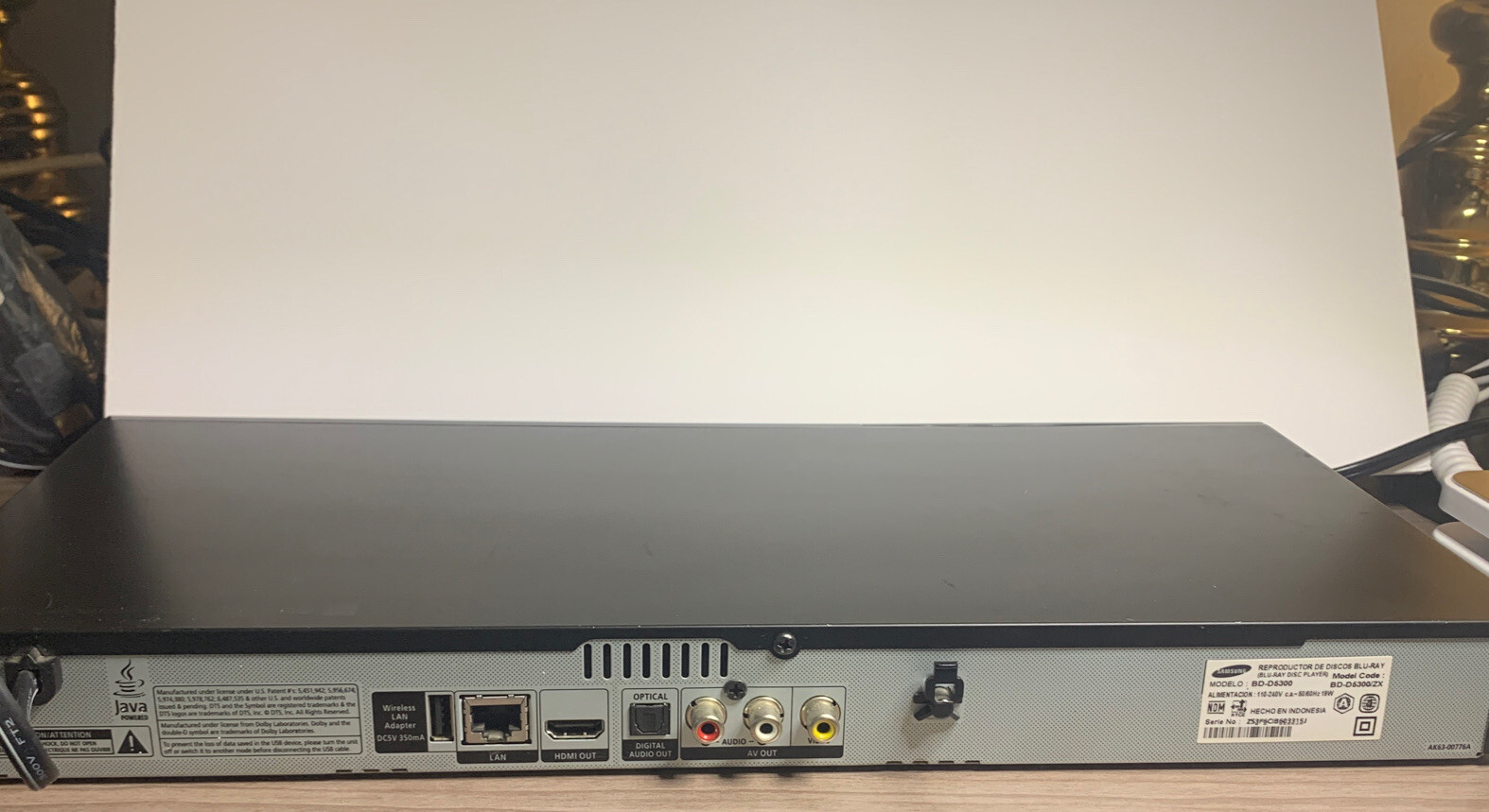 Samsung BluRay Disc Player BDD5300 Tested Working NO Remote eBay