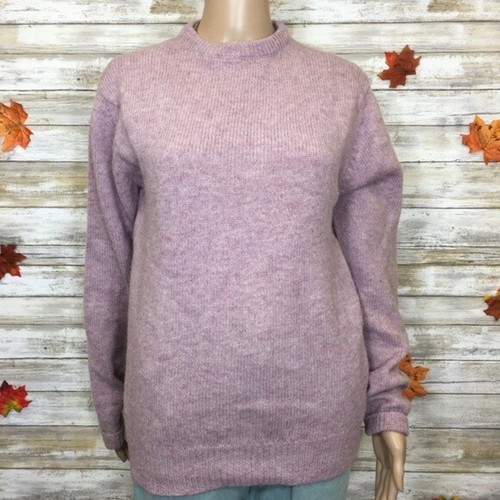 Halston, Maglione vintage Halston III viola lana lilla