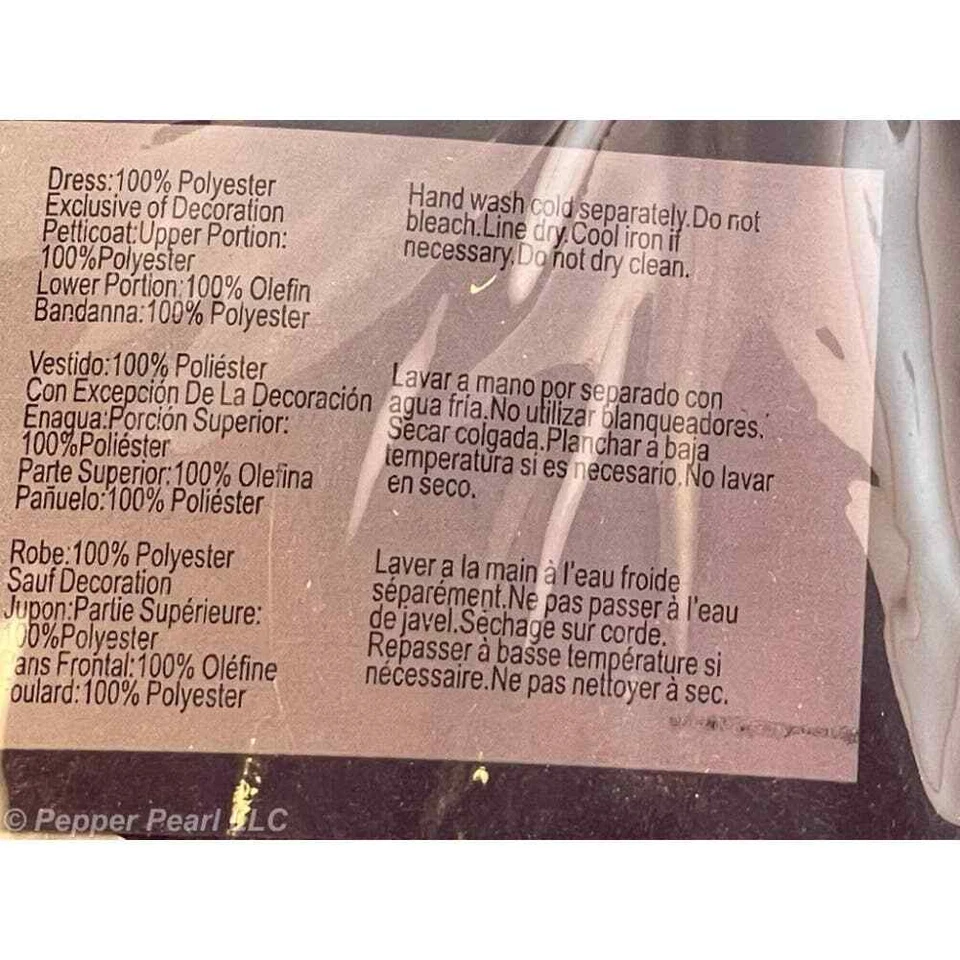 Ouija Sassy Costume Adult Small Dress Planchette Necklace Bandana Halloween - Image 4 of 4