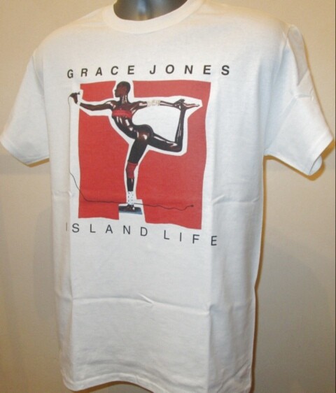 Grace Jones \" LIFE\" promo Tシャツ L Grace Jones 