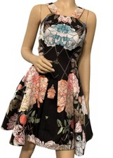 Keepsake  The Label Echo High-Neck Fit + Flare Dress