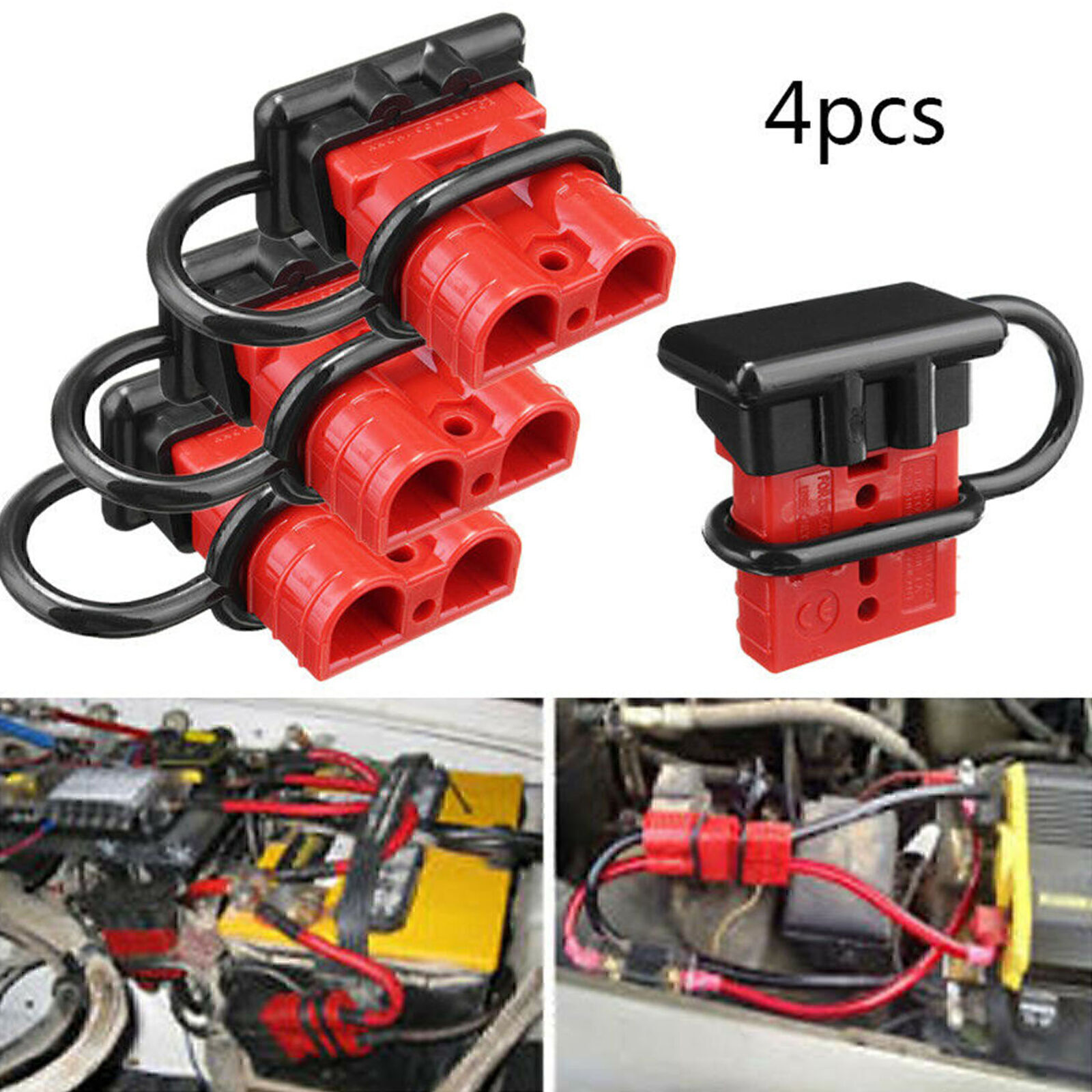 Connecteur Rapide Débranchement Batterie Voiture 50A - Lot De 1, 2 Ou 4