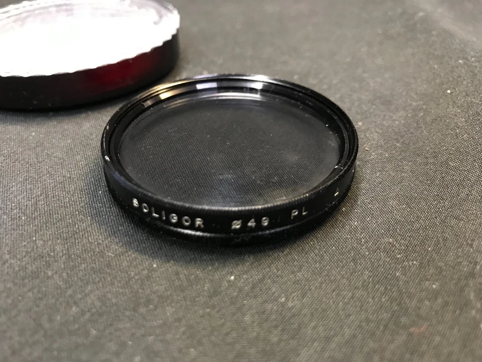 Soligor PL Polar 49mm Camera Lens Filter w/ Instruction Sheet Made in Japan - Image 2 of 4