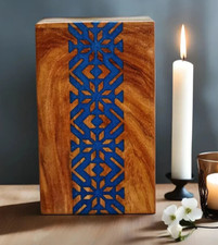 Wooden Urn For Human Ashes, Cremation Urn For Pets Ashes, Memorial Dog Urn