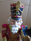 Kirkland Costco Nutcracker Set of 2 Candle Holder King Soldier 13" Tall — photo 4