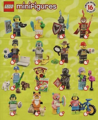 LEGO 71025 Minifigures Series 19   Complete Set of 16 | NEW ！