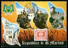 SAN MARINO MK 1977 3 TOWERS TOWERS MAXIMUM CARD CARTE MAXIMUM CARD MC CM bg45
