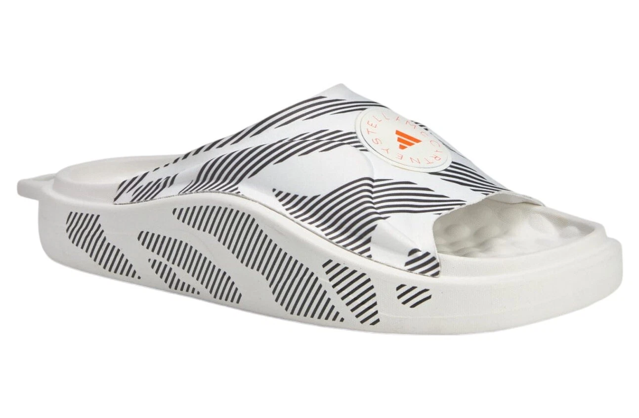 Taglia 8 SCARPE SLIDE ADIDAS BY STELLA MCCARTNEY DONNA Bianco.