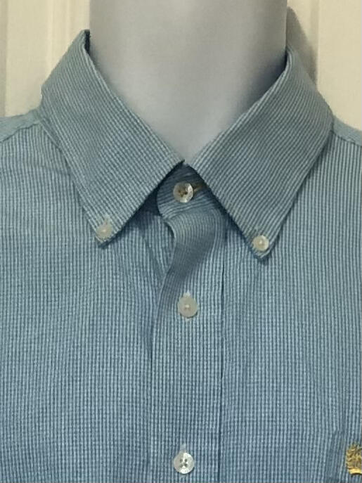 CINCH  EUC Button-Down Blue White Check   Large - image 1