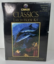 Caron Under the Sea Latch hook kit 20 x 27 CC0107 New Sealed Hobbies Easy Fun