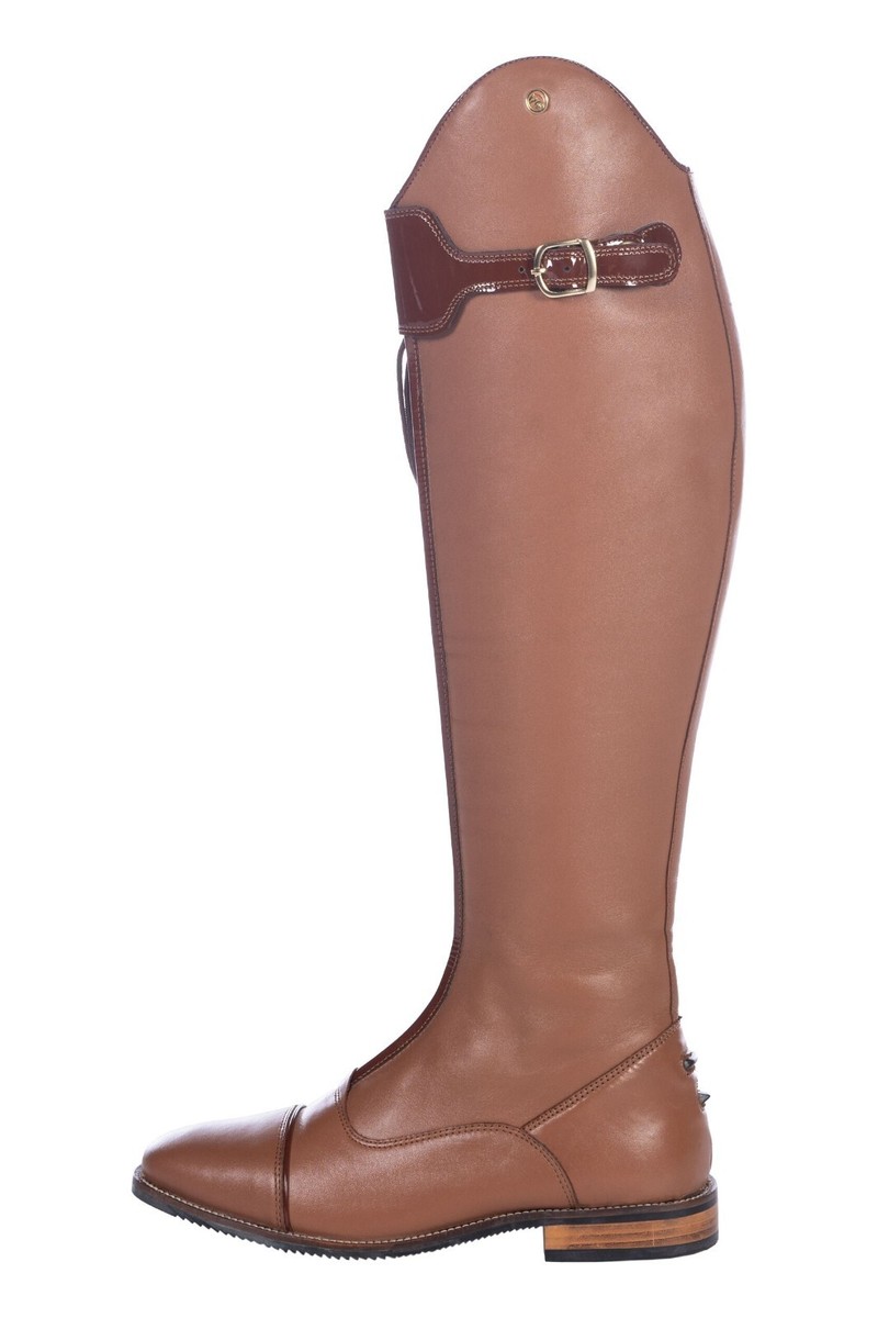 Cognac Braune Reitstiefeletten Leather Hkm Reitstiefel Braun Chaps