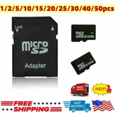 US Micro SD TransFlash TF Memory Card Adapter Convert To Standard SDHC Card Lot