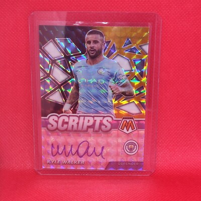 2021-22 Mosaikschriften Kyle Walker Auto schwarz gold/8 Manchester City England