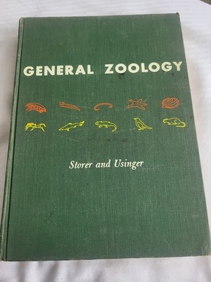 McGraw-Hill General Zoology Third Edition Hardcover Storer Usinger 1957