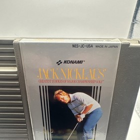 Jack Nicklaus Greatest 18 Holes Major Championship Golf Nintendo NES Cartridge