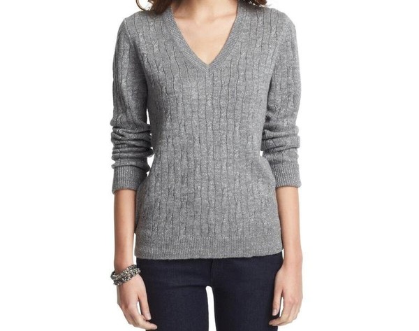 Women Luca D'Altieri Sweater Grey Cashmere 36 / S