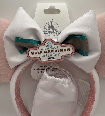 Run Disney Princess Half Marathon Ears with Removable Bow & Set of 4 Patches 109614-1.jpg main image 3