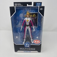 McFARLANE TOYS DC MULTIVERSE DC CLASSICS SATURN GIRL RED PLATINUM IN HAND