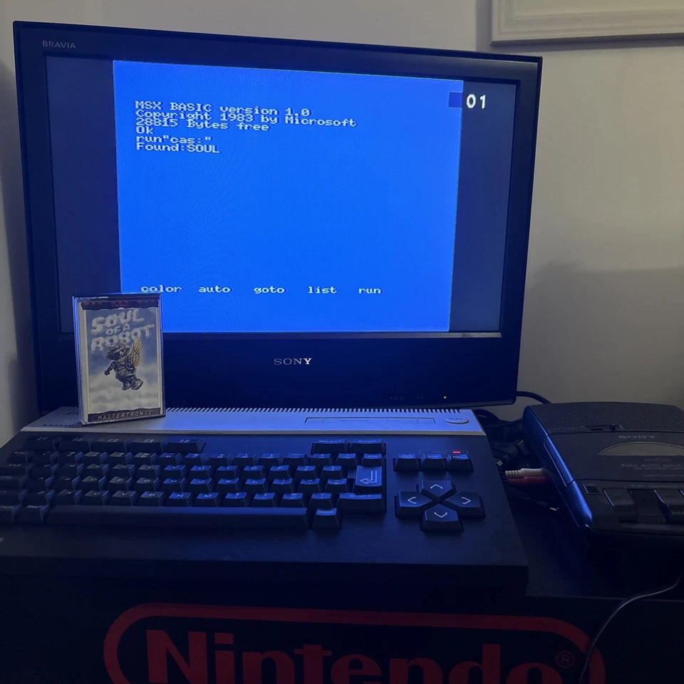 Personal Computer MPC-100 SANYO MSX Funzionante - Super Raro - Con Scatola Con Giochi! - Immagine 2 di 4