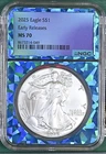 2025 American Silver Eagle $1 NGC MS70 Early Releases Prism Core
