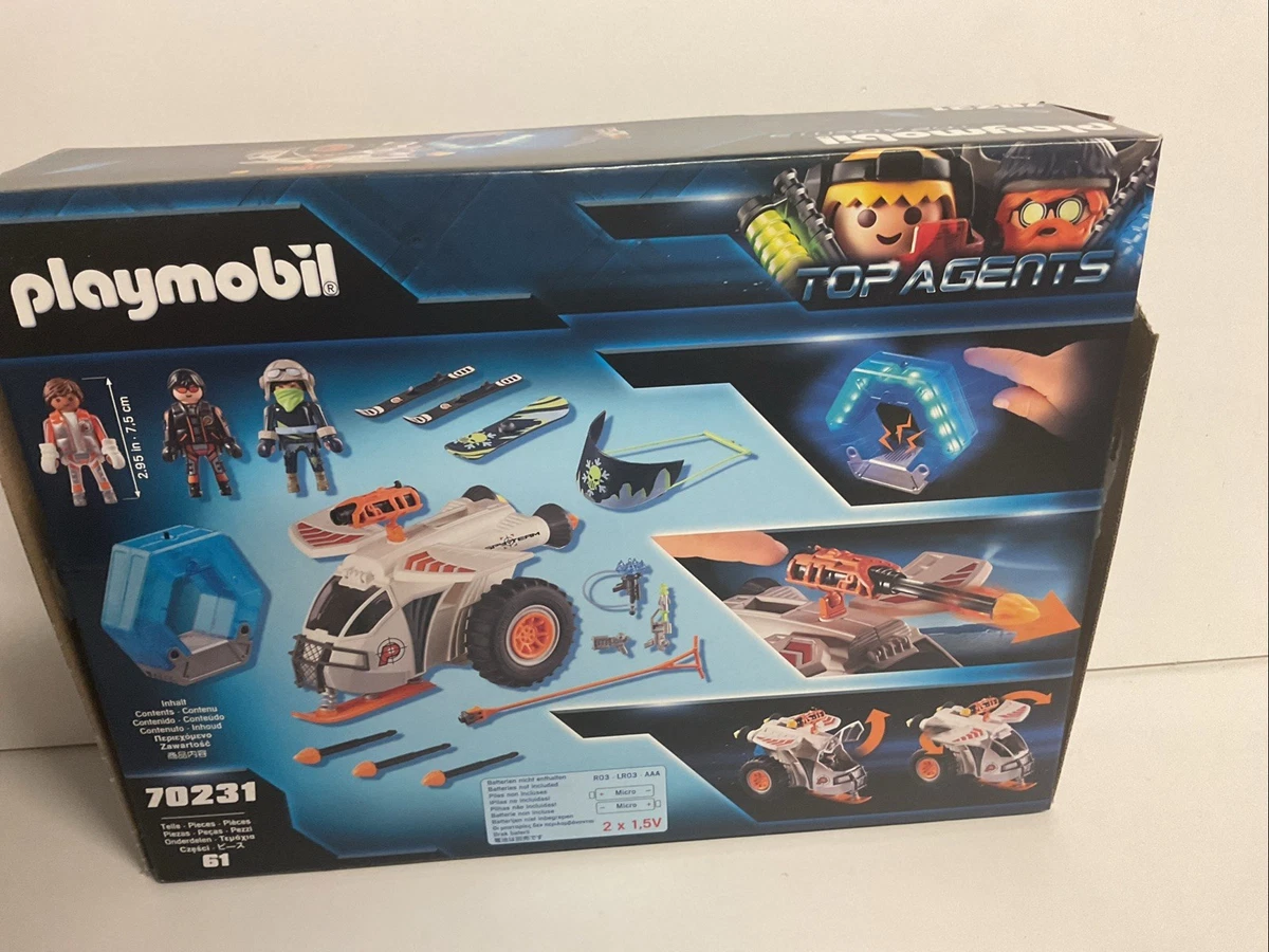 PLAYMOBIL 70231 - Top Agents - Spy Team Schneegleiter In OVP Komplett TOP