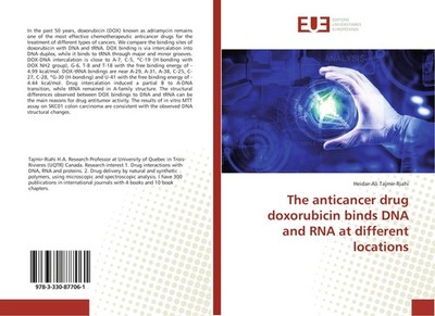 The anticancer drug doxorubicin binds DNA and RNA at different locations Heidar-