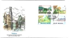 Belgium 1983 FDC Picturesque Landscapes with set of 4 stamps - Cachet