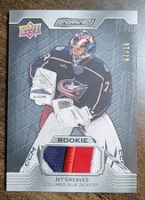 2023 Engrained Ebony Premium Memorabilia Patch /15 Jet Greaves #125 Rookie RC