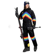 Tipsy Elves Men's Midnight Shredder Ski Suit, Size Large, NWT