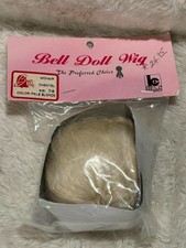 Bell CHANTEL MOHAIR DOLL WIG Size 7-8 Pale Blonde w/ Braids NIP NOS