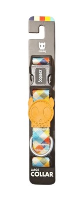 Zeedog Dog Collar Multi-Color Plaid Print Large Adjustable Brand New 