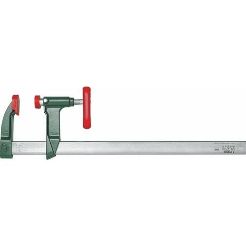 Serre-joints à pompe rail acier outil serrage 400 mm saillie 80 mm