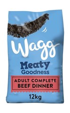 Wagg Meaty Goodness Complete Dry Adult Dog Food Beef Dinner 12kg - Meaty Ingr... 2.08 per kilo
