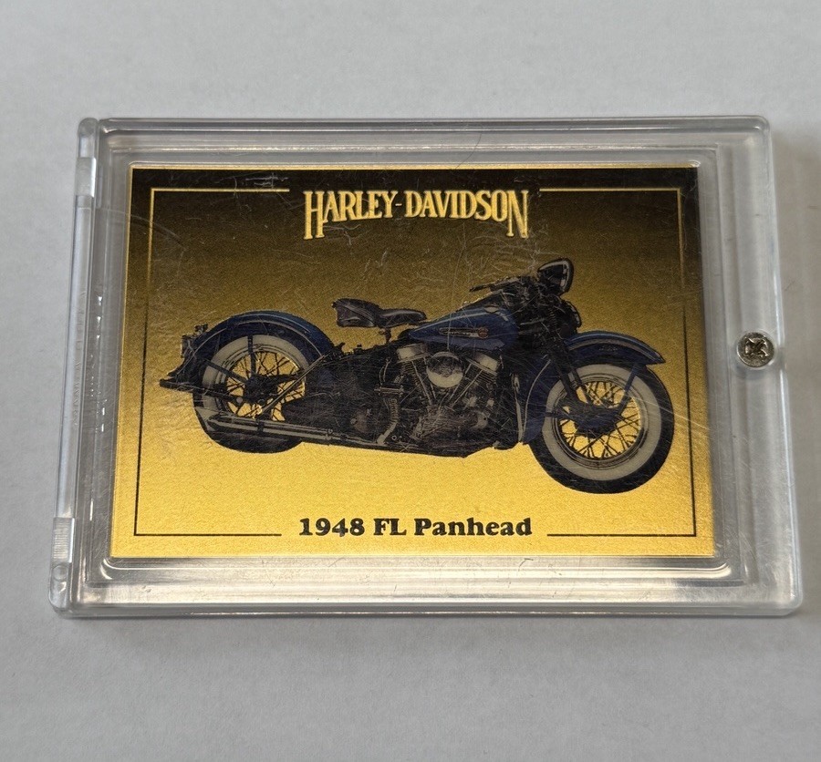 Harley Davidson 1 Gram Gold Card Series 2 Collect-a-Card 1948 FL