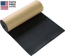 Sponge Neoprene with Adhesive Foam Rubber Sheet, 1/4" T X 12" W X 54" L, 4.5 Sqf