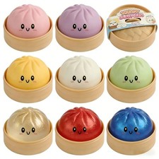 Below Mystery Squishy Bun Dumpling RARE GLITTER Limited Edition