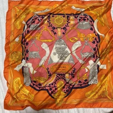Hermes Scarf Etriers Silk Square SeeDescription