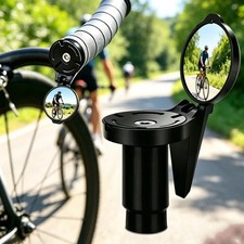 WEST BIKING Bike Rear View Mirror MTB Road Cycling Handlebar Mirror Black