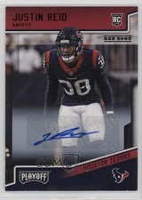 2018 Panini Playoff Rookies Red Zone Auto Justin Reid #263 Auto 0q3