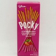 Palitos de galleta cubiertos con crema de fresa Glico Pocky 1,41 g/(40 g)