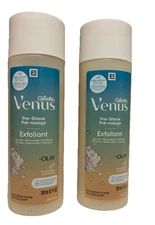 2x Gillette Venus Pre Shave Exfoliant with OLAY