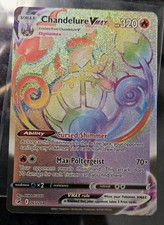 chandelure vmax pokemon card value Chandelure Vmax 265/264 Fusion Strike NM Full Art Secret Rainbow Rare  Pokemon