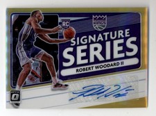 2020-21 Donruss Optic Signature Series Gold #87 Robert Woodard II Auto 2/10