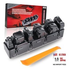 Driver Side Master Power Window Switch Panel Compatible with Chevy 15883323