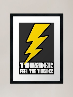 imagine Dragons - Thunder gerahmtes Ar gerahmtes Wandbild Poster Leinwanddruck Bild