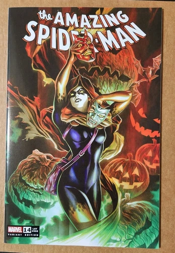 Amazing Spider-Man #14 Massafera TRADE Variant 2022 Hallows Eve Marvel Comics 
